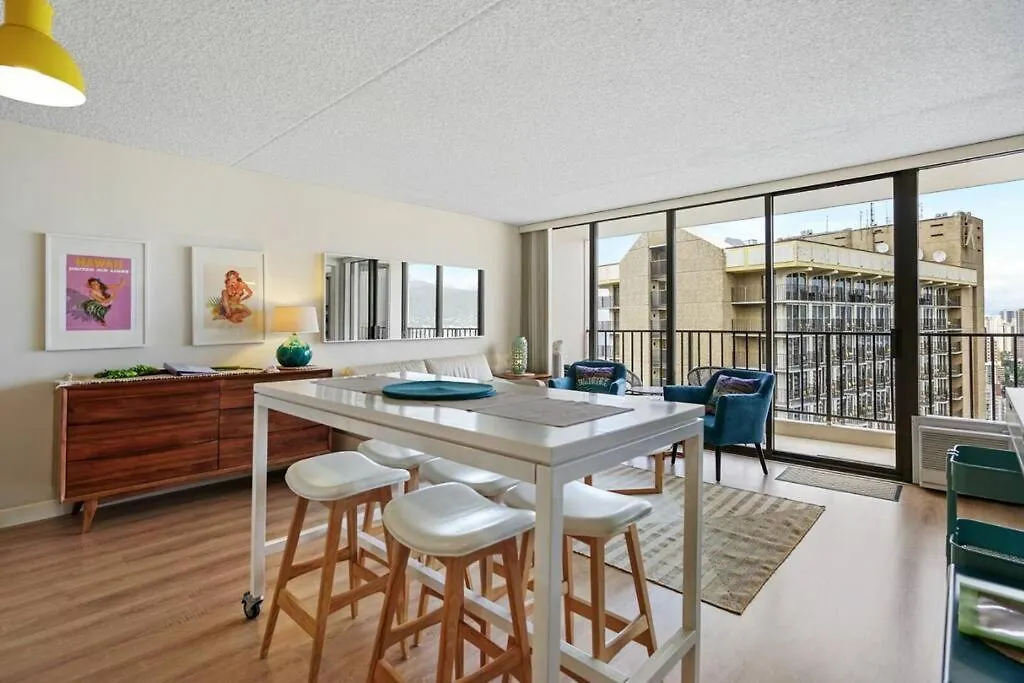 Daire Lilo Suite -Ocean View - 1 Free Parking Honolulu ABD